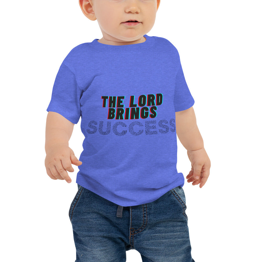 The lord Brings Success Baby Jersey Short Sleeve Tee