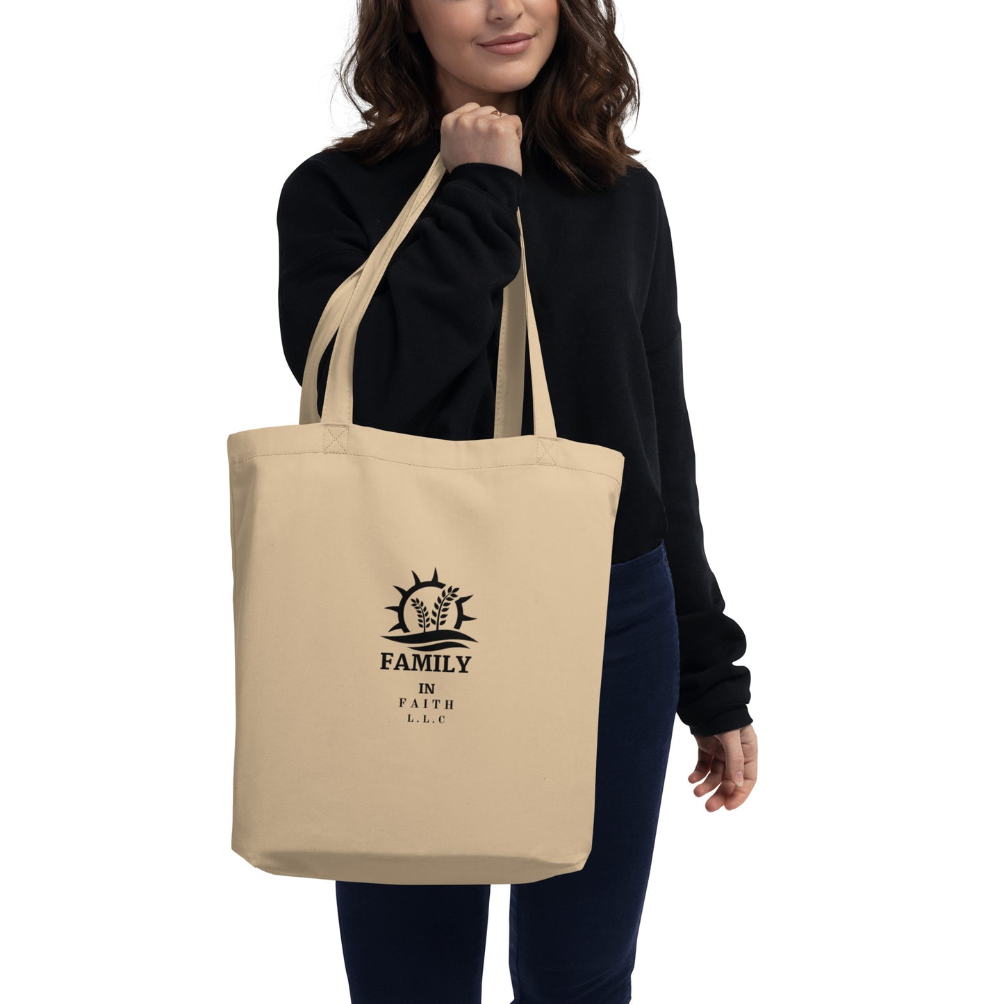 Family In Faith Eco Tote Bag