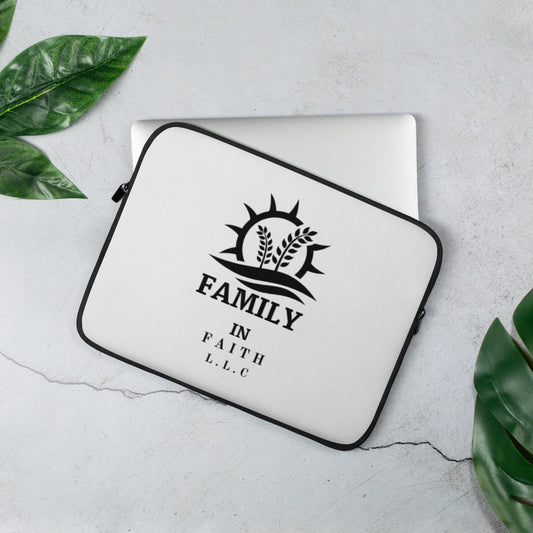 Family In Faith Laptop Sleeve