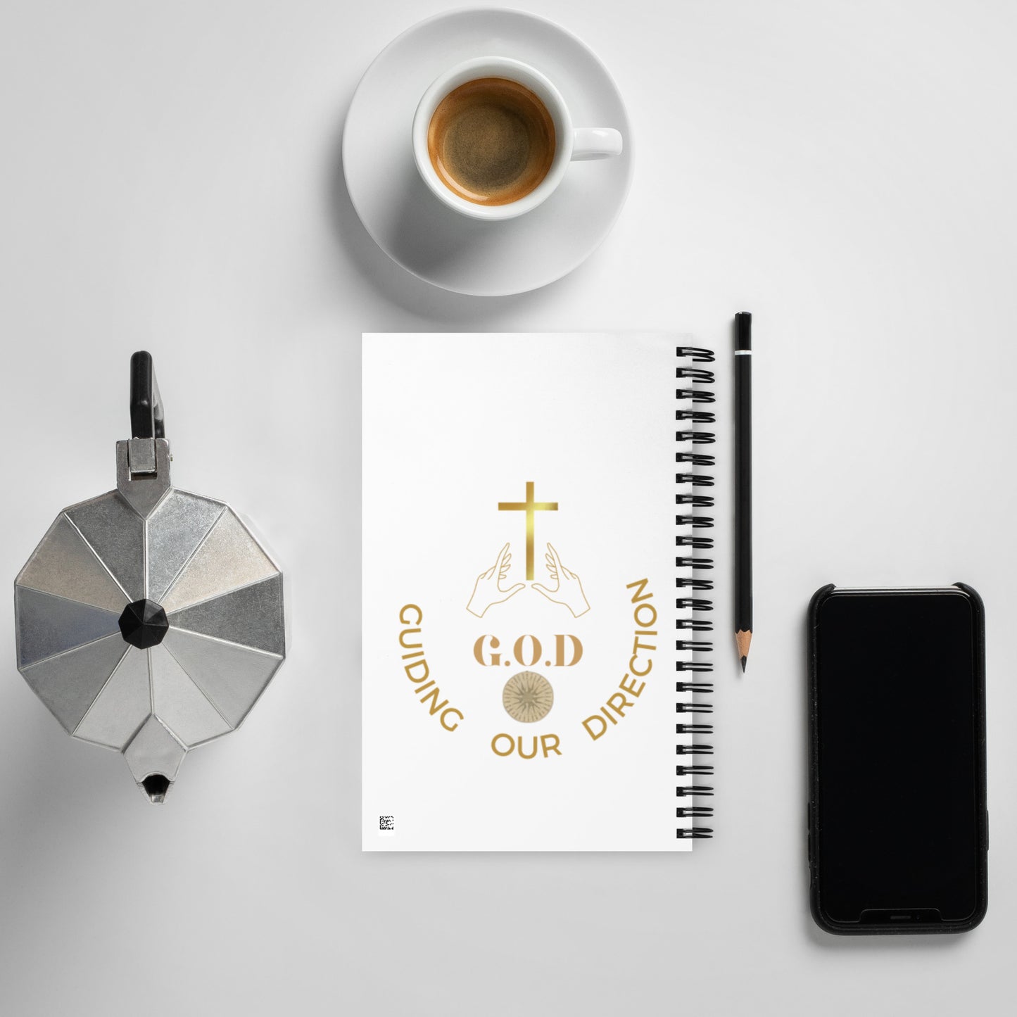 F.I.F(G.O.D Guiding Our Direction Spiral notebook