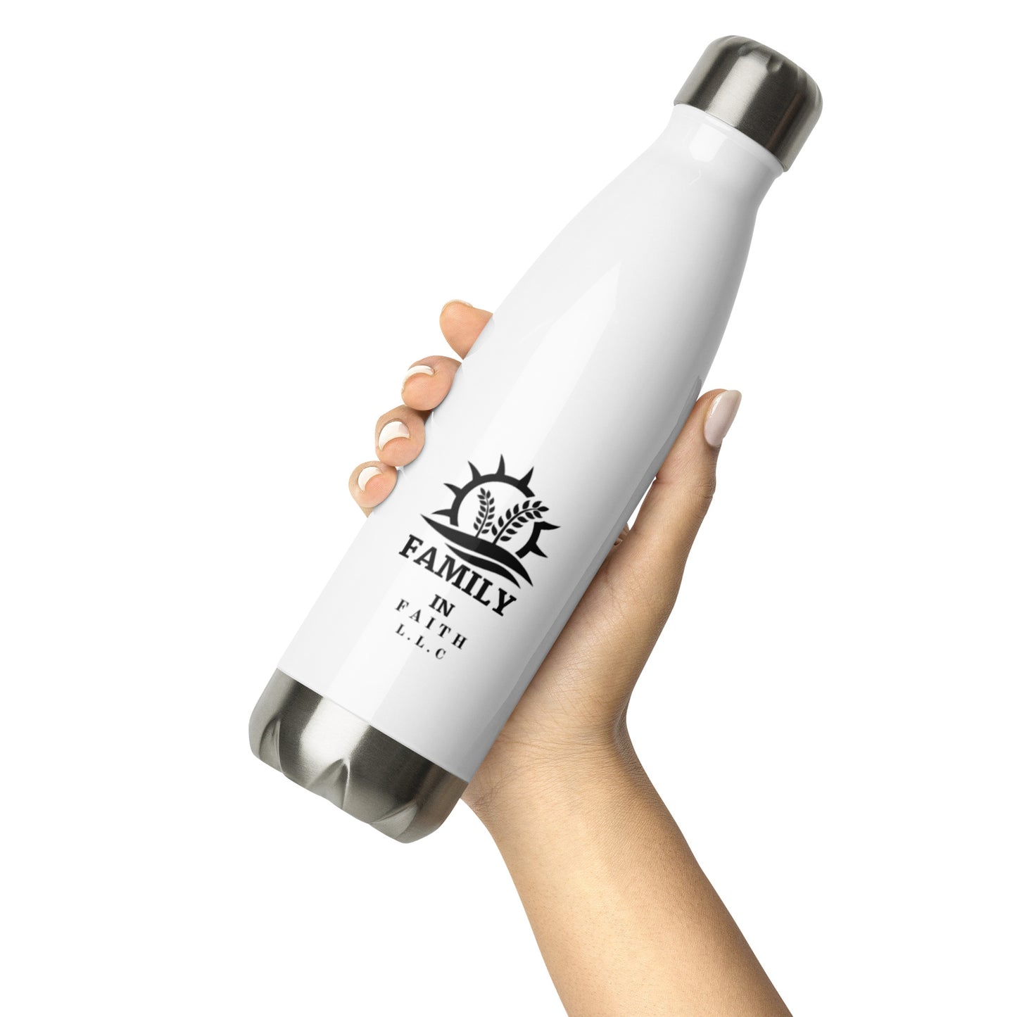 Family In Faith Stainless Steel Water Bottle