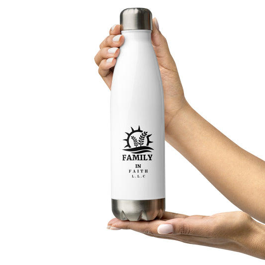 Family In Faith Stainless Steel Water Bottle