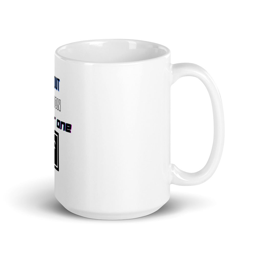 Player One White glossy mug