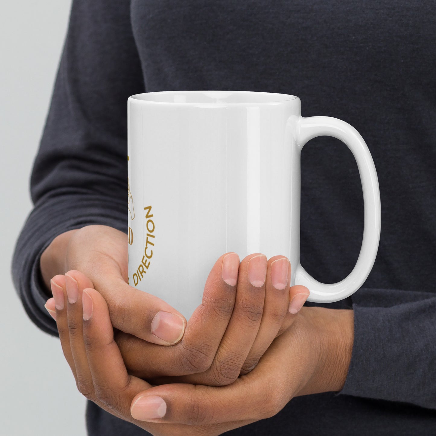 G.O.D Guiding our Direction White glossy mug