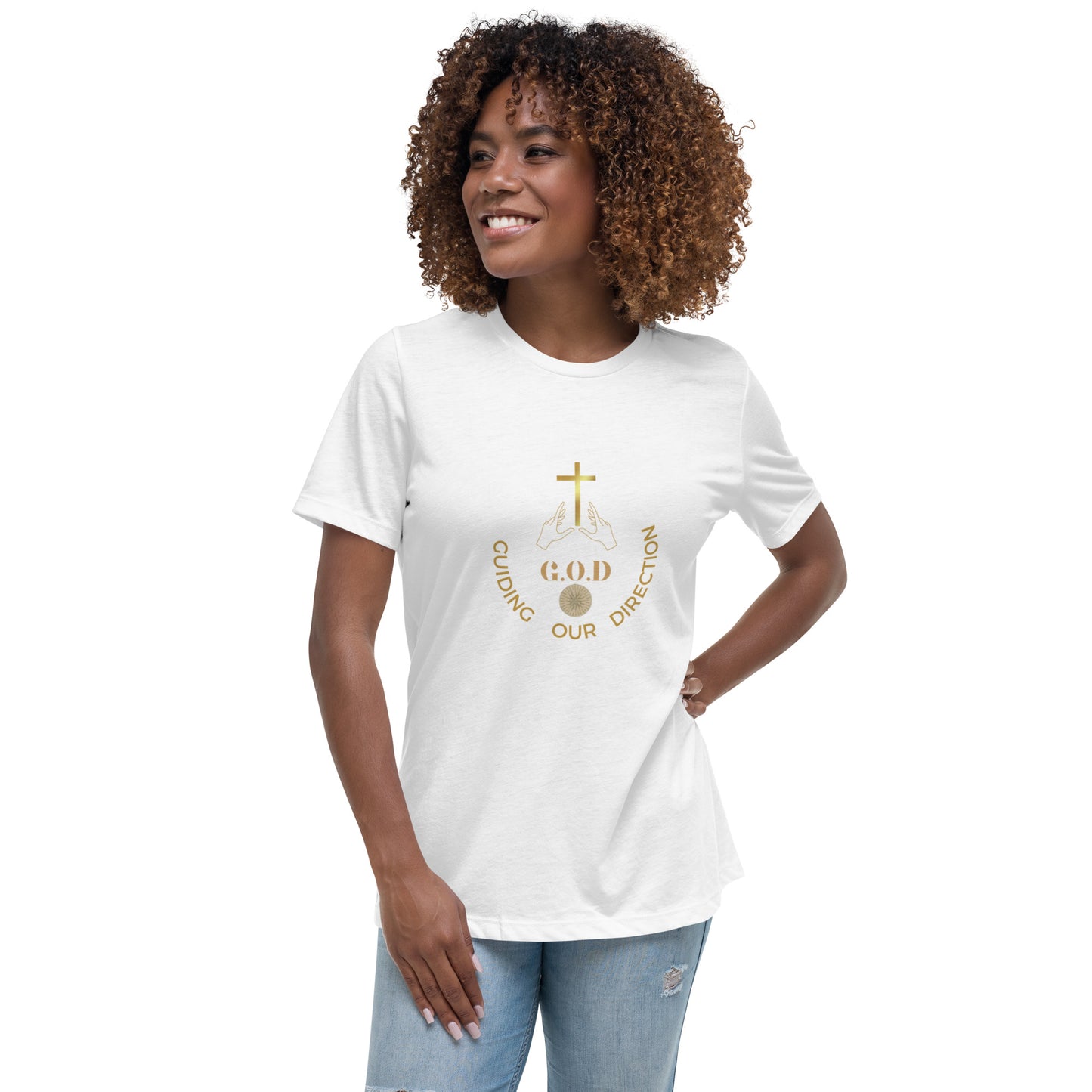 F.I.F(G.O.D Guiding Our Direction Women's Relaxed T-Shirt